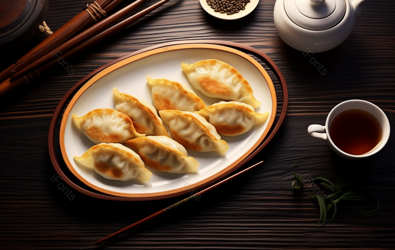 节日美食传统年味煎饺食物摄影图,高清,摄影图,摄影图片,图片大全,摄影图免费下载